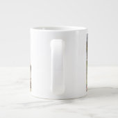 Verliefd fubby poppetje dat hart heeft geschilderd ジャンボコーヒーマグカップ (裏面)