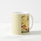 Verlockung des Untergrunds | London Vintage Plakat コーヒーマグカップ (正面右)