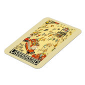 Verlockung des Untergrunds | London Vintage Plakat マグネット (左側)
