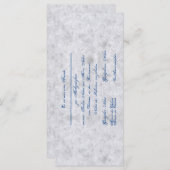 Vermählung Einladung zur Hochzeit Bekanntgabe (正面/裏面)