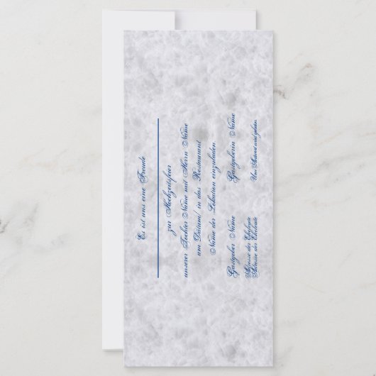 Vermählung Einladung zur Hochzeit Bekanntgabe (正面)