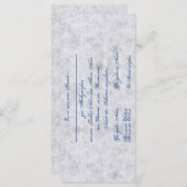 Vermählung Einladung zur Hochzeit Bekanntgabe (正面/裏面)