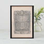 Vermählung – Gestaltbare Einladung zur Hochzeit 招待状 (スタンド正面)