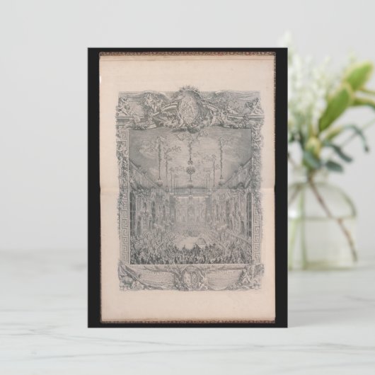 Vermählung – Gestaltbare Einladung zur Hochzeit 招待状 (スタンド正面)