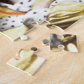 Vermeer -主婦および女中1666-67年 ジグソーパズル (側面)