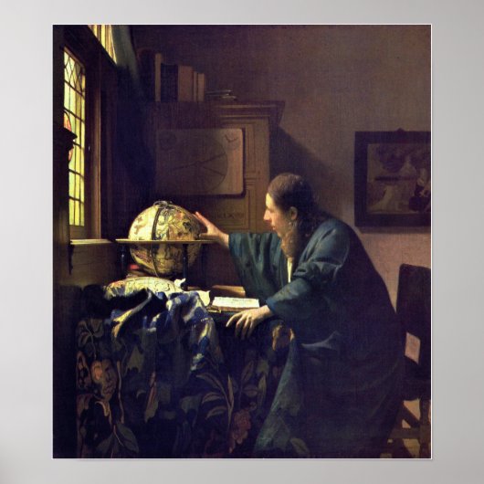 Vermeer – 天文学者1668 (HQ) ポスター (正面)