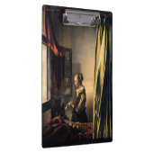 Vermeer – 女の子読は開いた窓で手紙を クリップボード (右)
