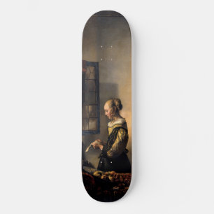 Vermeer – 女の子読は開いた窓で手紙を スケートボード