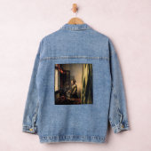 Vermeer – 女の子読は開いた窓で手紙を デニムジャケット (ハンガー)