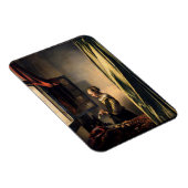 Vermeer – 女の子読は開いた窓で手紙を マグネット (右側)