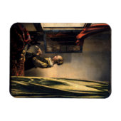 Vermeer – 女の子読は開いた窓で手紙を マグネット (横)