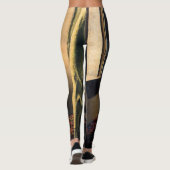 Vermeer – 女の子読は開いた窓で手紙を レギンス (裏面)