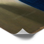 Vermeer – 水差しのある若い女性1665 ポスター (角)