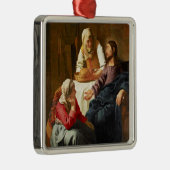 Vermeer - Christ in the House of Martha and Mary メタルオーナメント (右)
