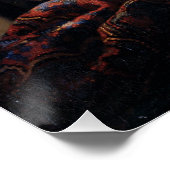 Vermeer Girl読's Letter at Open Window Glossy ポスター (コーナー)