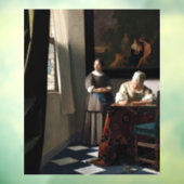 Vermeer - Lady's a Letter 書 with the Maid ウィンドウサイン (シート3)