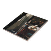 Vermeer - Lady's a Letter 書 with the Maid タイル (側面)