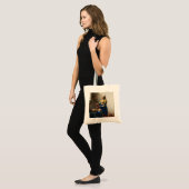 Vermeer Milkmaidのトートバック トートバッグ (正面(モデル))
