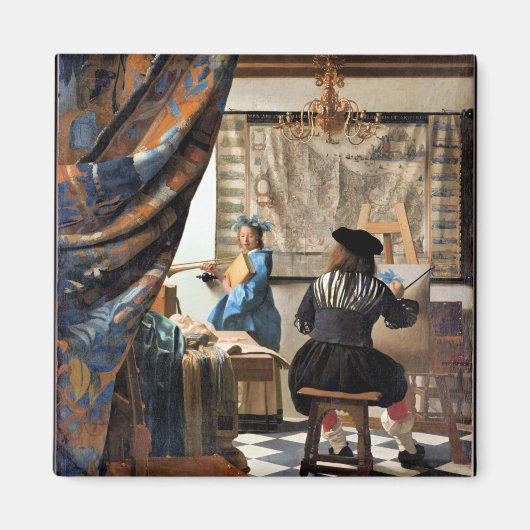 Vermeer - The Art of Painting マグネット (正面)