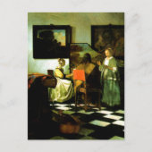 Vermeer: The Concert artwork ポストカード (正面)