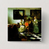 Vermeer: The Concert artwork 缶バッジ (正面)