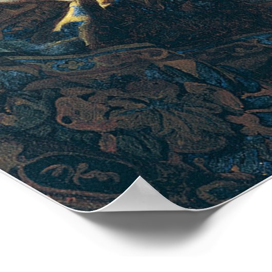 Vermeer - The Geographer 1669 ポスター (角)