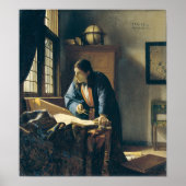 Vermeer - The Geographer 1669 ポスター (正面)
