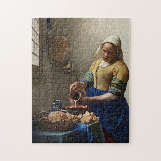 Vermeer, The Milkmaid - Dutch Fine Art ジグソーパズル (縦)