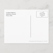 Vermeer Windmill、Historical Village、Pella、Iowa ポストカード (裏面)