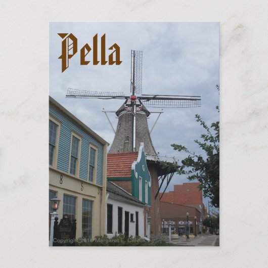 Vermeer Windmill、Historical Village、Pella、Iowa ポストカード (正面)