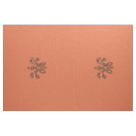 Vermilion Marie Antoinette initial upholstery ファブリック