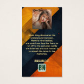 Vermillion Black Bookmarks Author Promotions (裏面)