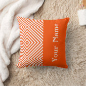Vermillion Diamond Chevron付き/名前@ Emporiomoffa クッション (ブランケット)