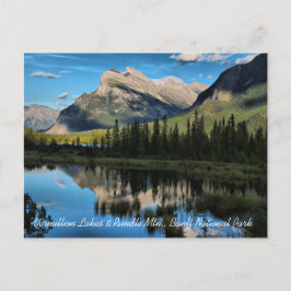 Vermillion Lake & Mt. Rundleはがき ポストカード