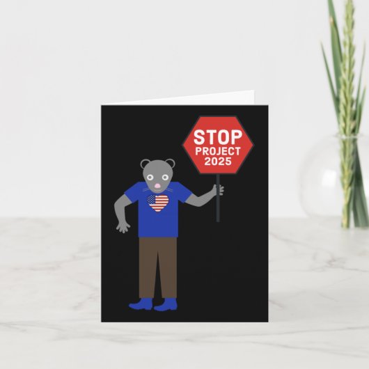 "vermin"活動家ストッププロジェクト2025. カード (正面)