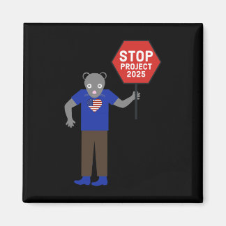 "vermin"活動家ストッププロジェクト2025. マグネット