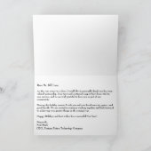 Vermontカスタマークライアント評価ビジネス シーズンカード (内部)