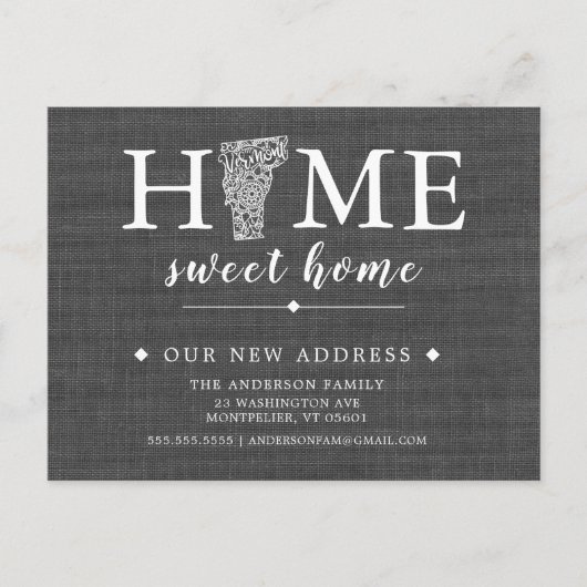 VERMONT州移動案内ポストカード 案内ポストカード (正面)