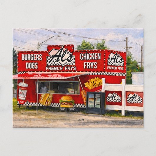 Vermont Al's French Frys Postcards ポストカード (正面)