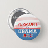 VERMONT for Obama 2012 缶バッジ (正面&裏面)