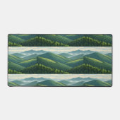Vermont Green Mountain Slopes - Rolling Forest Hil デスクマット (正面)