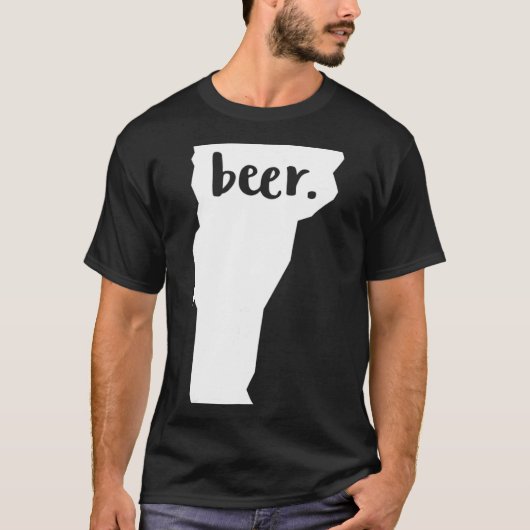 Vermont Local Beer Drinker   Drink VT Craft Gift Tシャツ (正面)