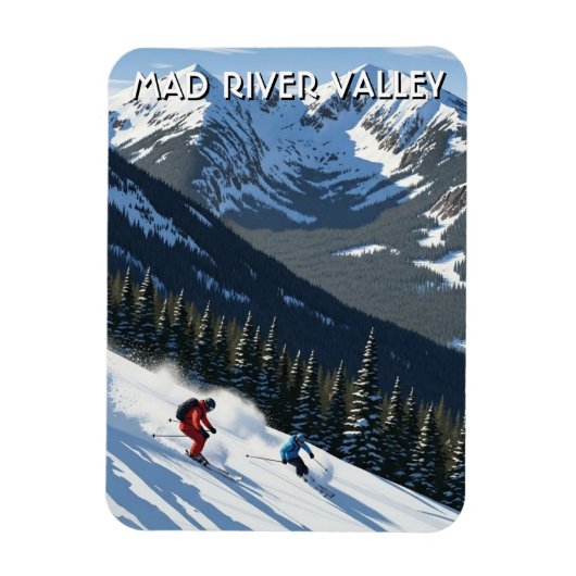 Vermont Mad River Valley Travel マグネット (縦)