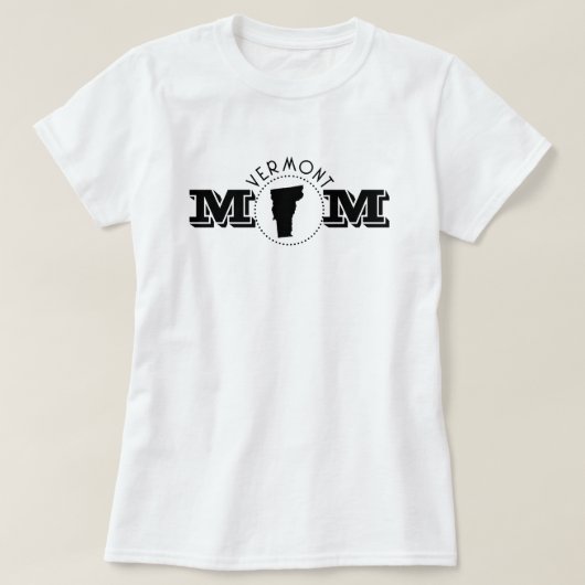 Vermont Mom  Tシャツ (デザイン正面)