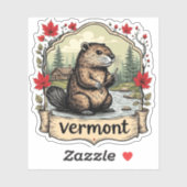 Vermont Nature Sticker | Beaver & Woods Sticker シール (シート)