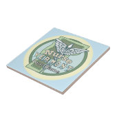 Vermont Nurse Caduceus タイル (側面)