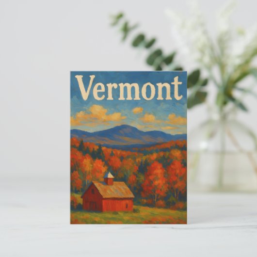 vermont Postcard ポストカード (スタンド正面)