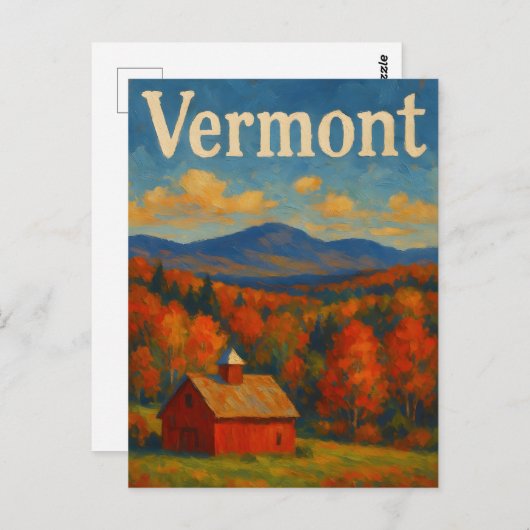 vermont Postcard ポストカード (正面/裏面)