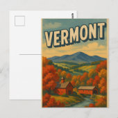 VERMONT Postcard ポストカード (正面/裏面)