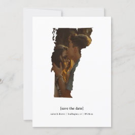 Vermont Save the Date Photo Card セーブザデート
